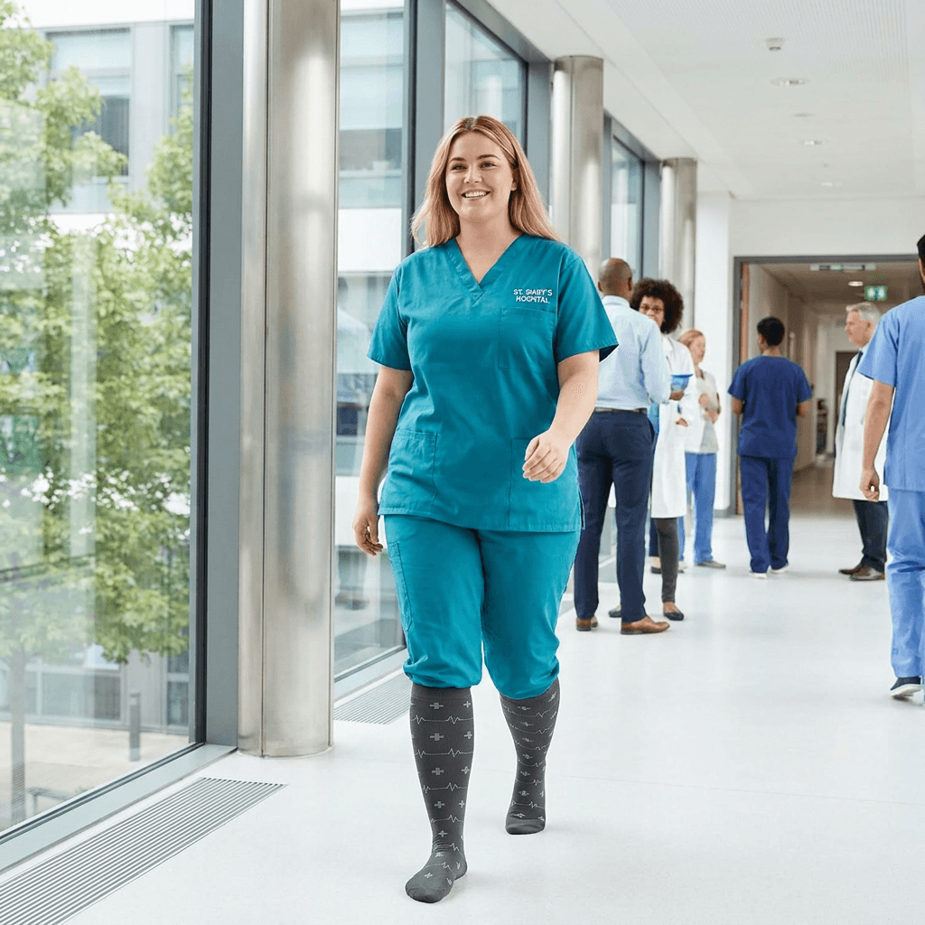 Custom Sock Manufacturing - plus-size-nurse