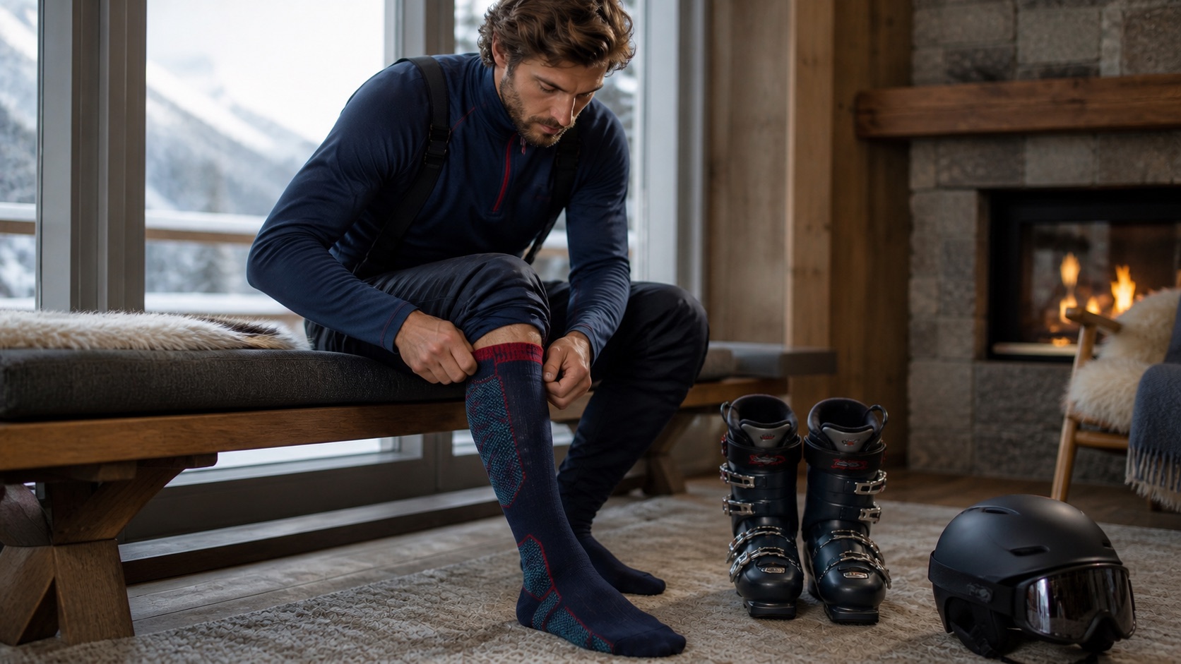 Ski & Winter Socks custom design example