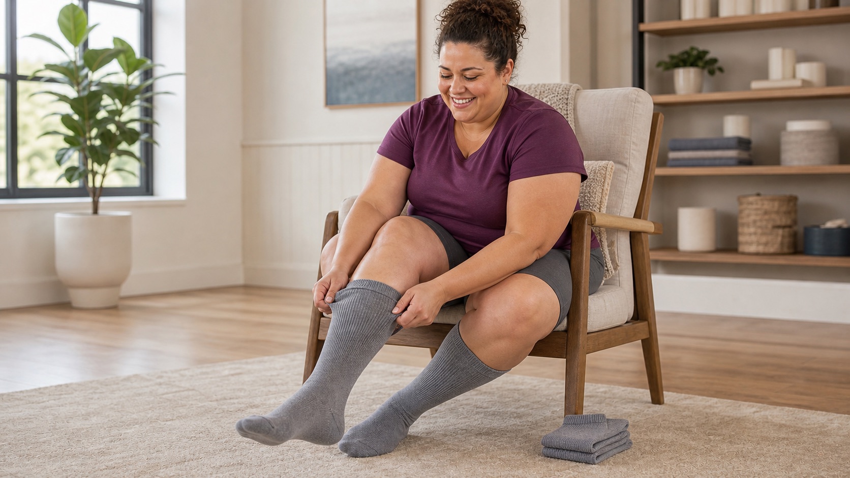 Compression, Extra-Wide & Comfort Socks custom design example