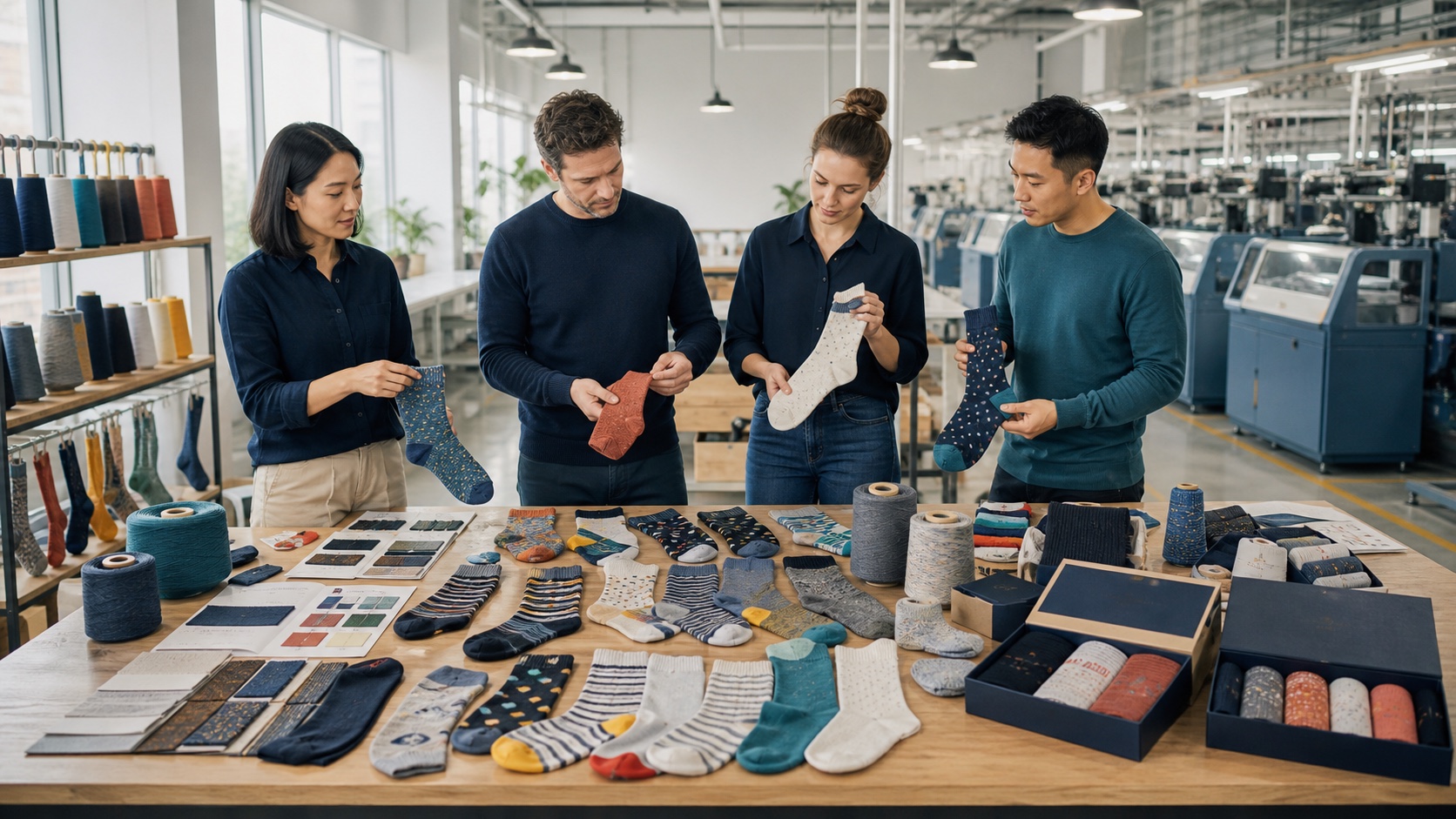 Custom sock factory production and sourcing guide