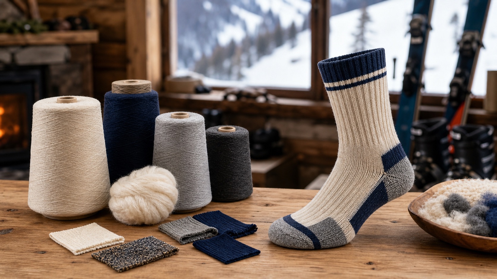 Ski Sock Materials Compared: Merino Wool, Synthetics and Acrylic