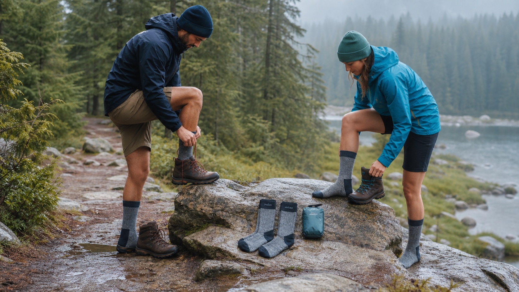 Custom Waterproof Socks for Hiking, Cycling and Outdoor Brands